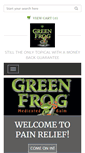 Mobile Screenshot of greenfrogbalm.com